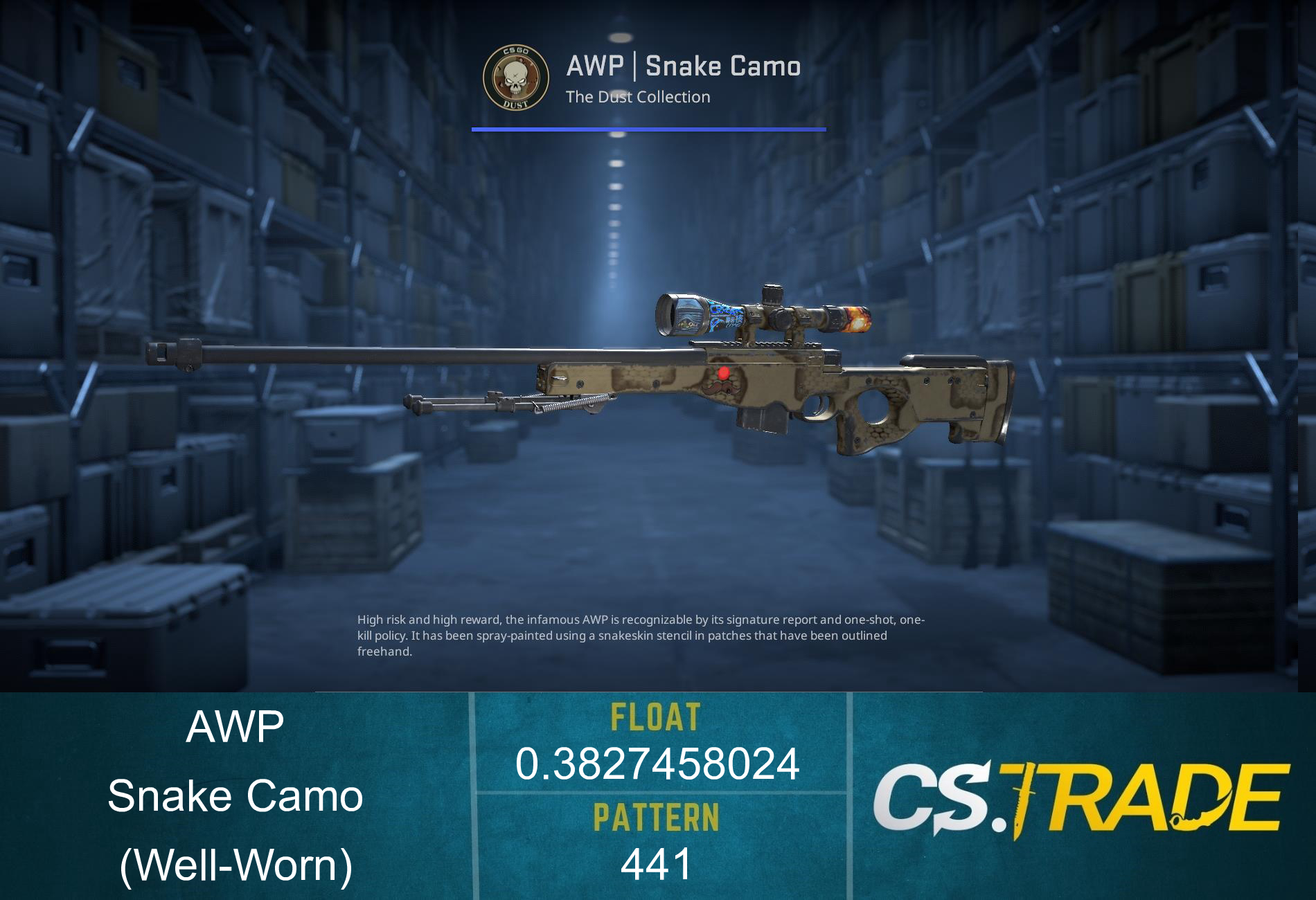 AWP | Snake Camo (Well-Worn) Screenshot