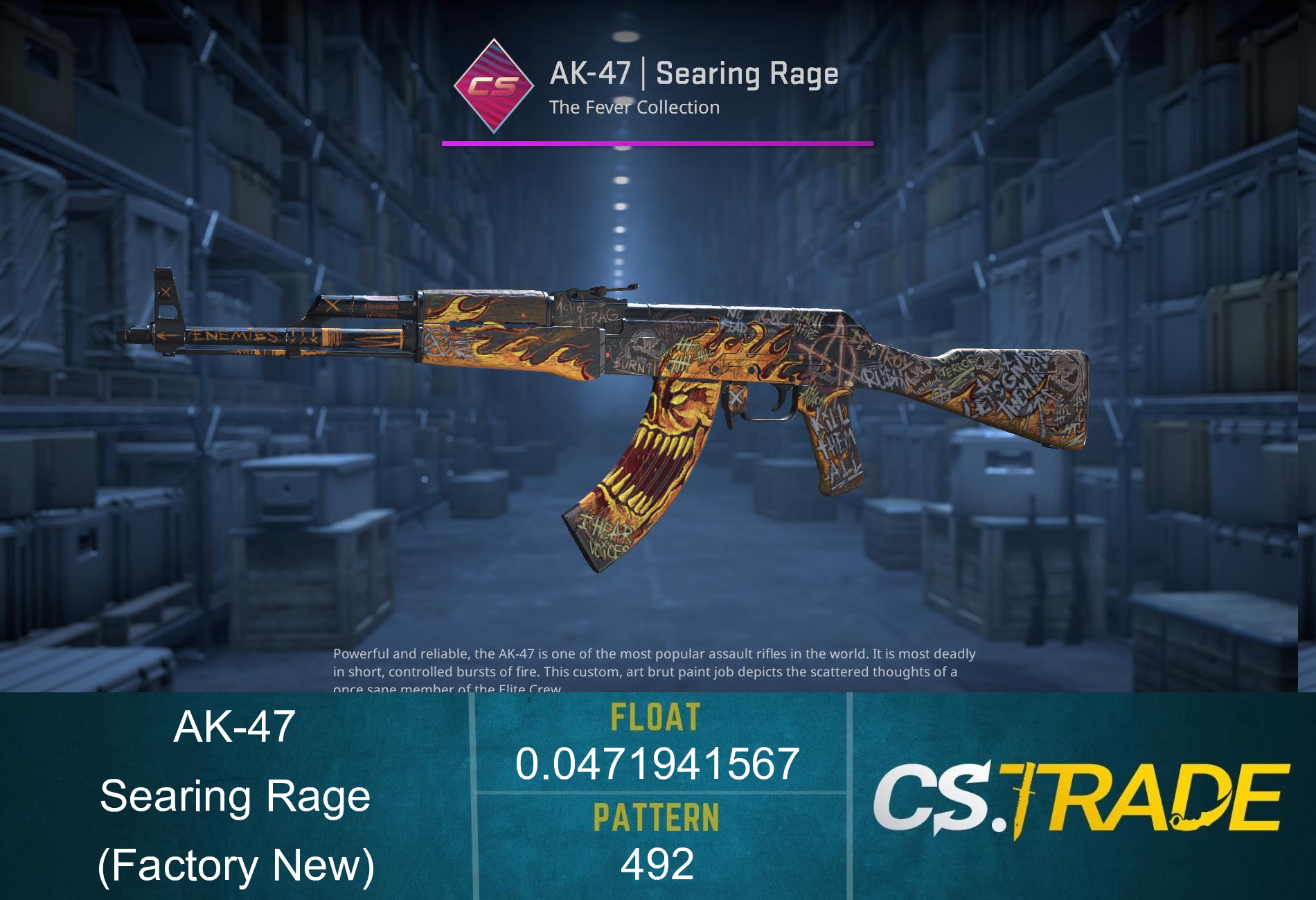 AK-47 | Searing Rage (Factory New) Screenshot