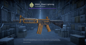M4A4 | Sheet Lightning (Minimal Wear) Screenshot