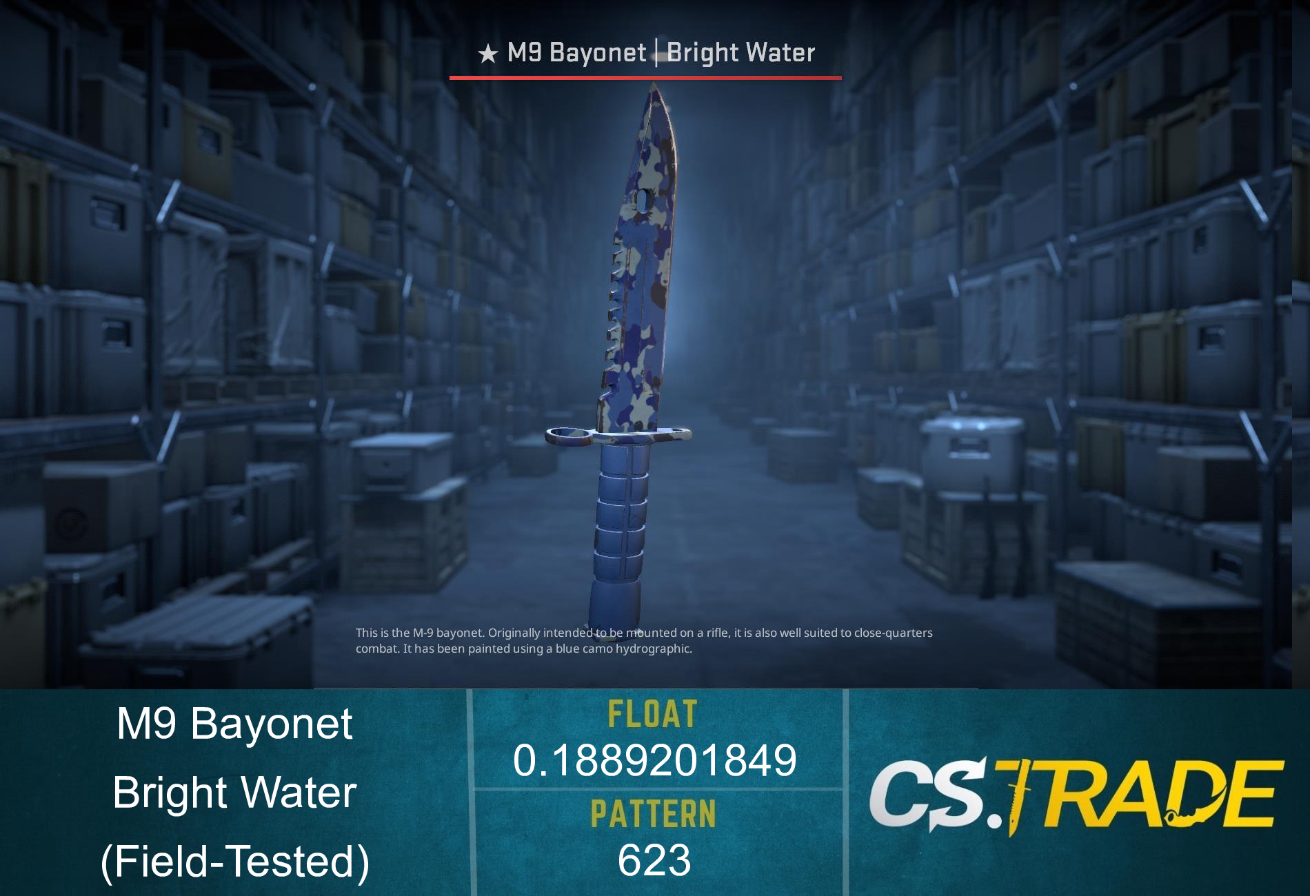★ M9 Bayonet | Bright Water (Field-Tested) Screenshot