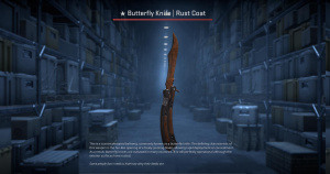 ★ Butterfly Knife | Rust Coat (Battle-Scarred) Screenshot