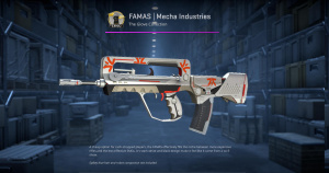 FAMAS | Mecha Industries (Factory New) Screenshot