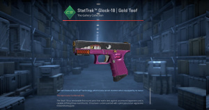 StatTrak™ Glock-18 | Gold Toof (Field-Tested) Screenshot