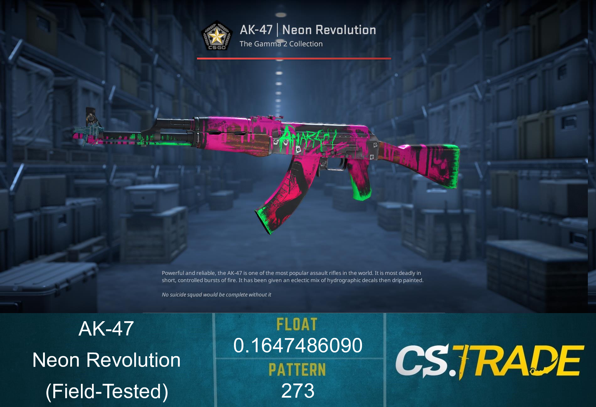 AK-47 | Neon Revolution (Field-Tested) Screenshot