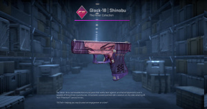 Glock-18 | Shinobu (Battle-Scarred) Screenshot