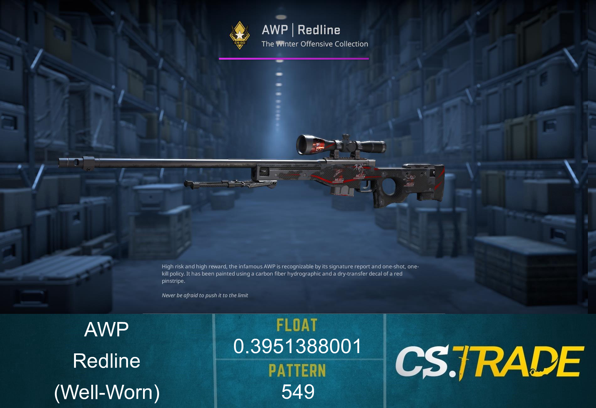 AWP | Redline (Well-Worn)