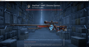 StatTrak™ AWP | Chrome Cannon (Well-Worn) Screenshot