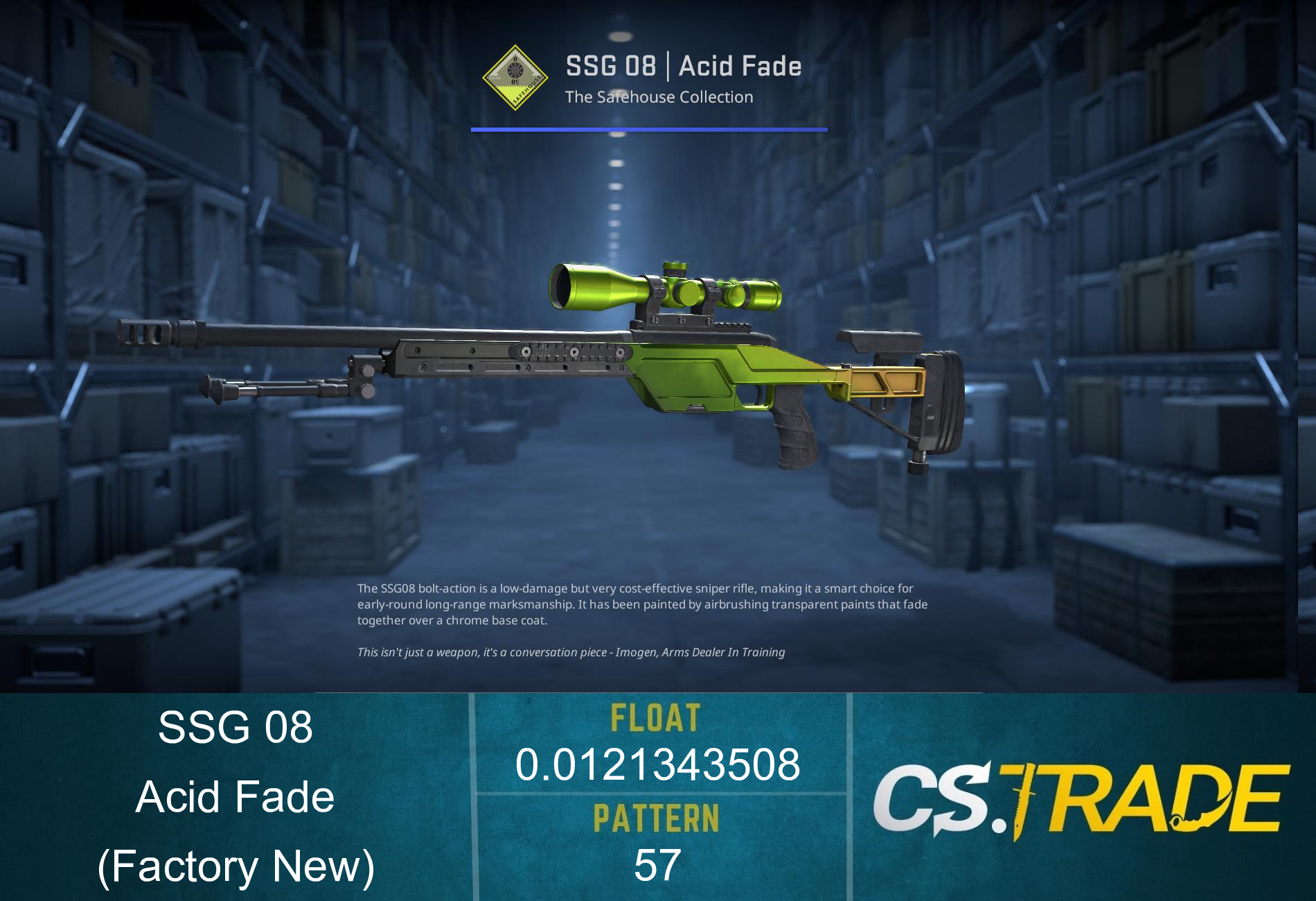 SSG 08 | Acid Fade (Factory New) Screenshot