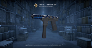 Tec-9 | Titanium Bit (Factory New) Screenshot