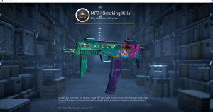 MP7 | Smoking Kills (Battle-Scarred) Screenshot