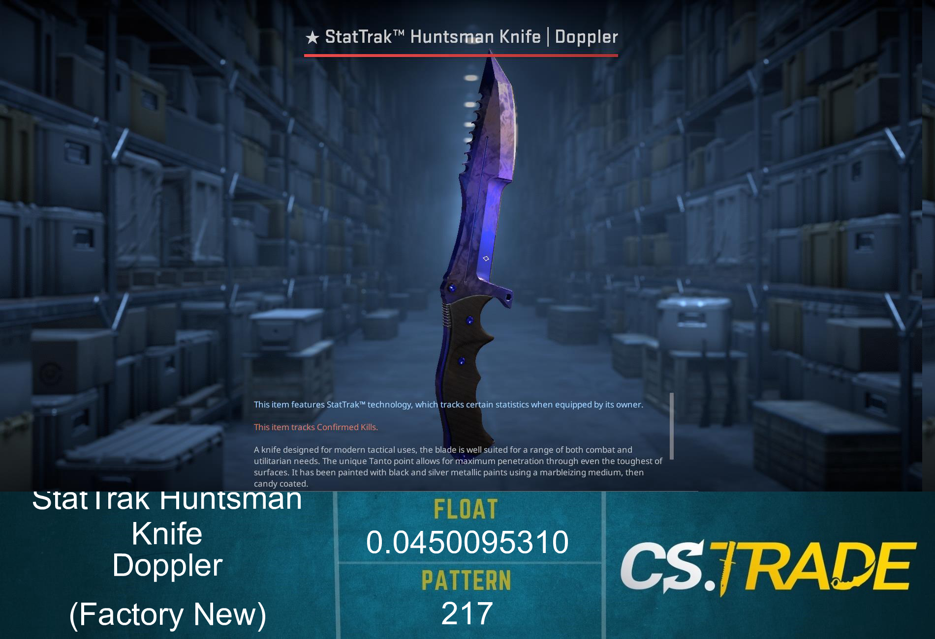 ★ Huntsman Knife | Doppler Phase 4 (Factory New) Screenshot