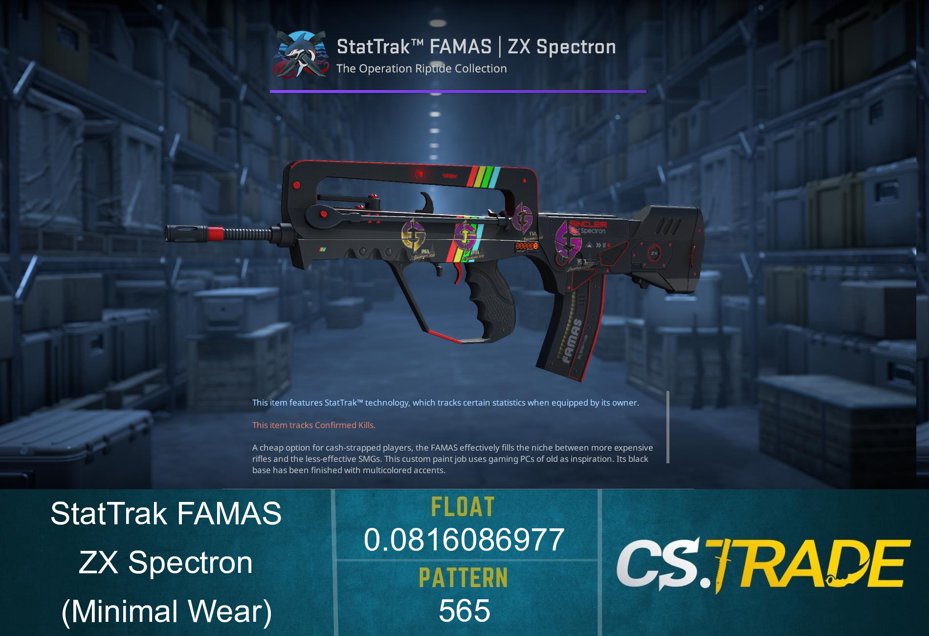 FAMAS | ZX Spectron ⭐️ CS2 Skin