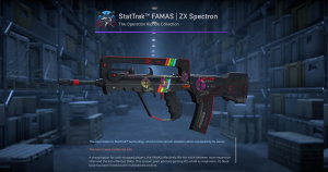 StatTrak™ FAMAS | ZX Spectron (Minimal Wear) Screenshot