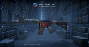 M4A4 | Spider Lily (Battle-Scarred) Screenshot