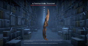 ★ Falchion Knife | Scorched (Field-Tested) Screenshot