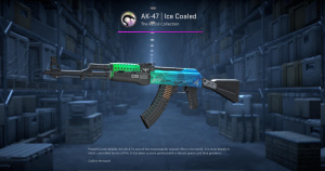 AK-47 | Ice Coaled (Minimal Wear) Screenshot