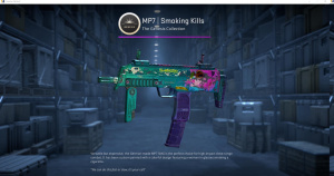 MP7 | Smoking Kills (Battle-Scarred) Screenshot