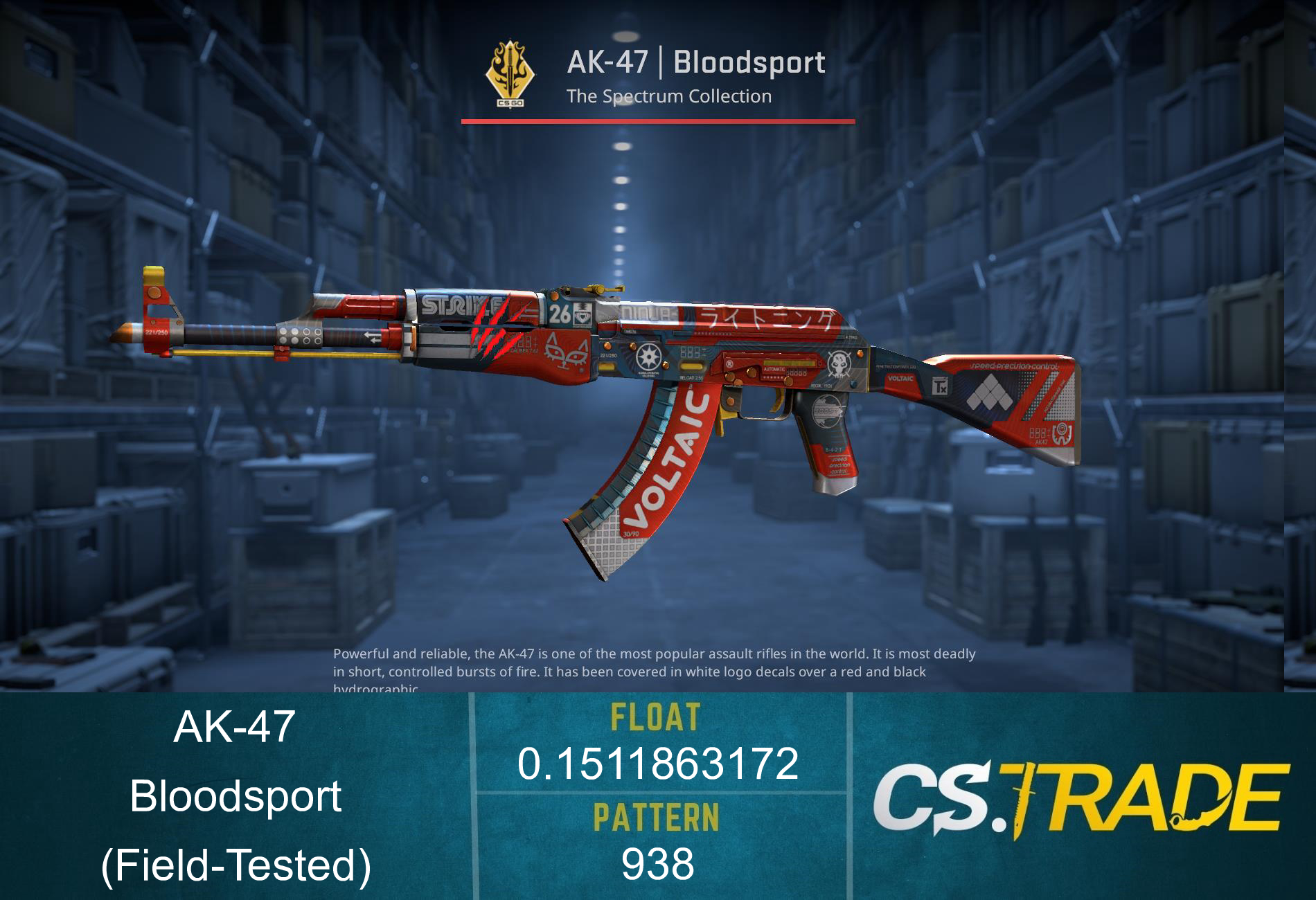 AK-47 | Bloodsport (Field-Tested) Screenshot