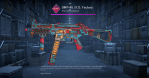 UMP-45 | K.O. Factory (Minimal Wear) Screenshot