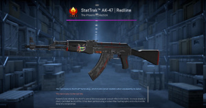 StatTrak™ AK-47 | Redline (Well-Worn) Screenshot