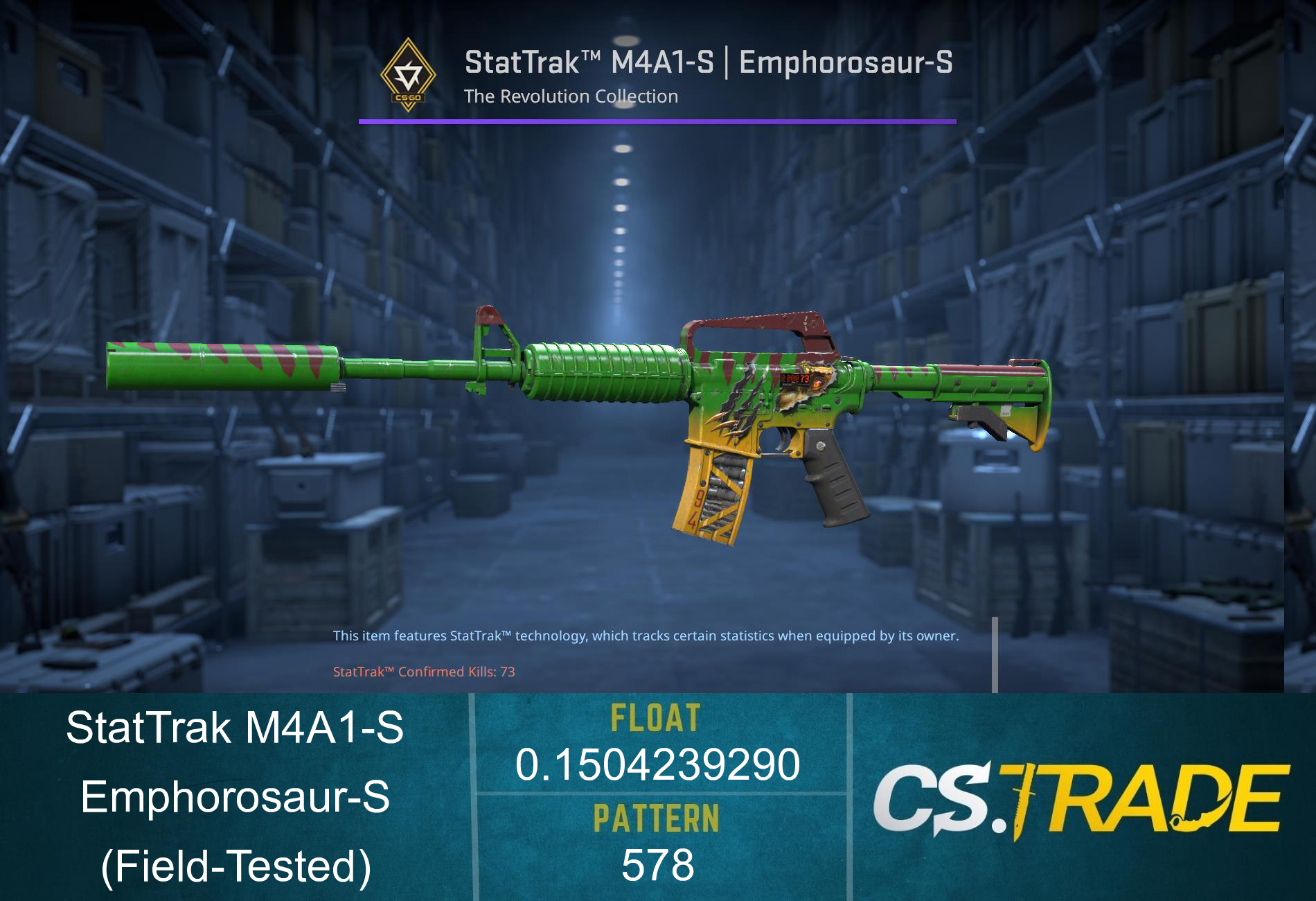 M4A1-S | Emphorosaur-S (Field-Tested) Screenshot