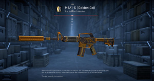 M4A1-S | Golden Coil (Well-Worn) Screenshot