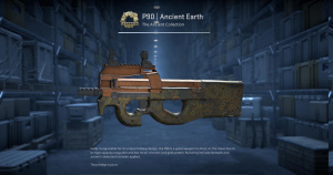 P90 | Ancient Earth (Well-Worn) Screenshot