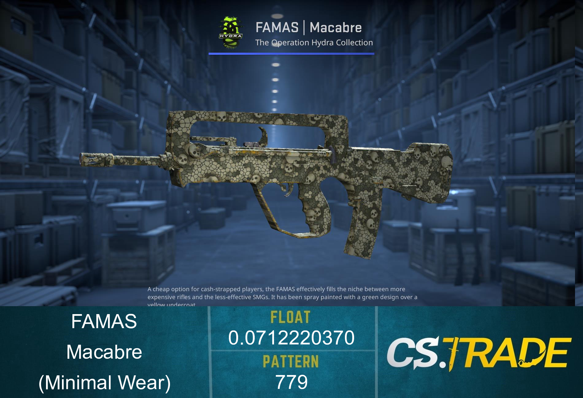 FAMAS | Macabre (Minimal Wear) Screenshot