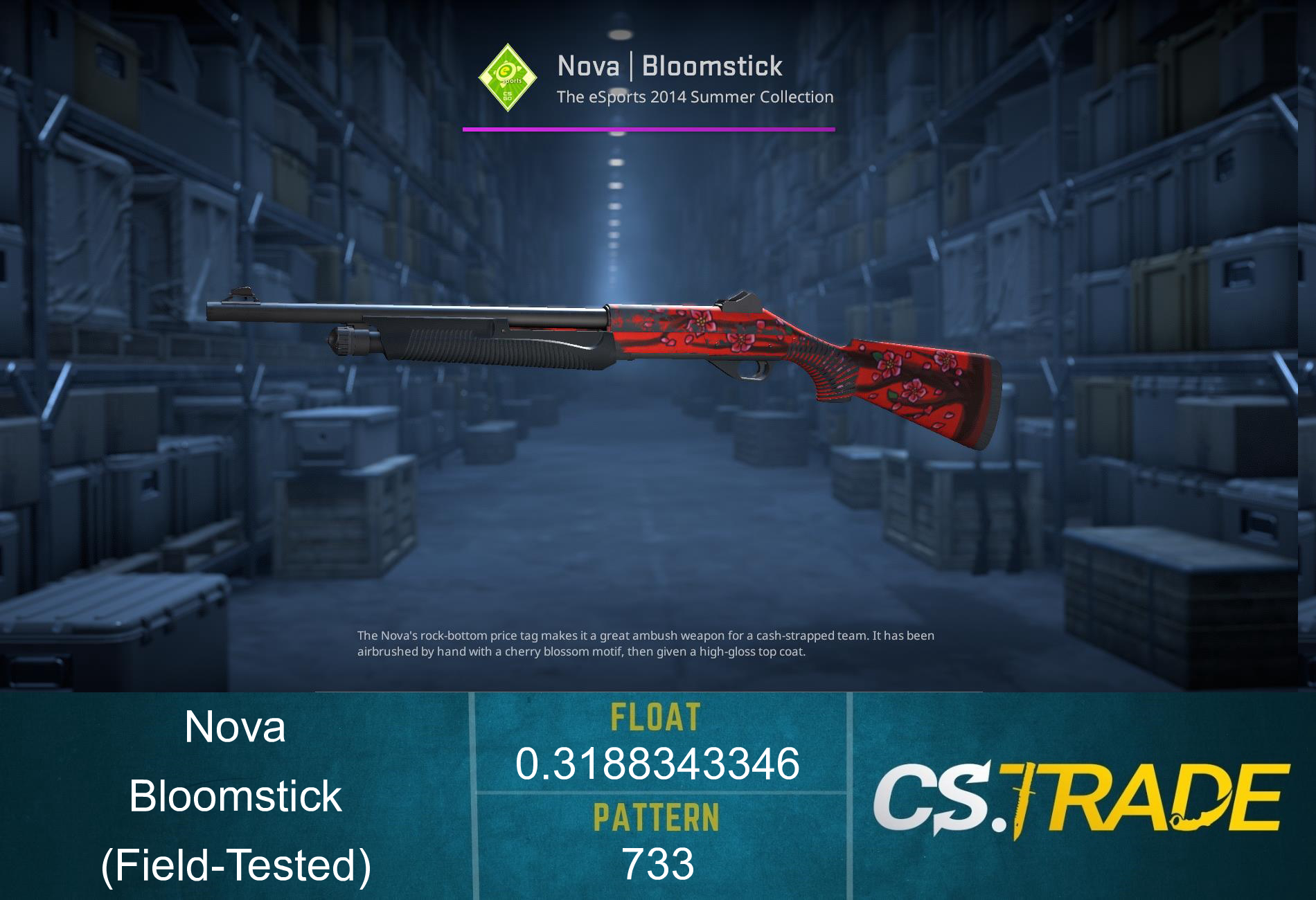 Nova | Bloomstick (Factory New) Screenshot