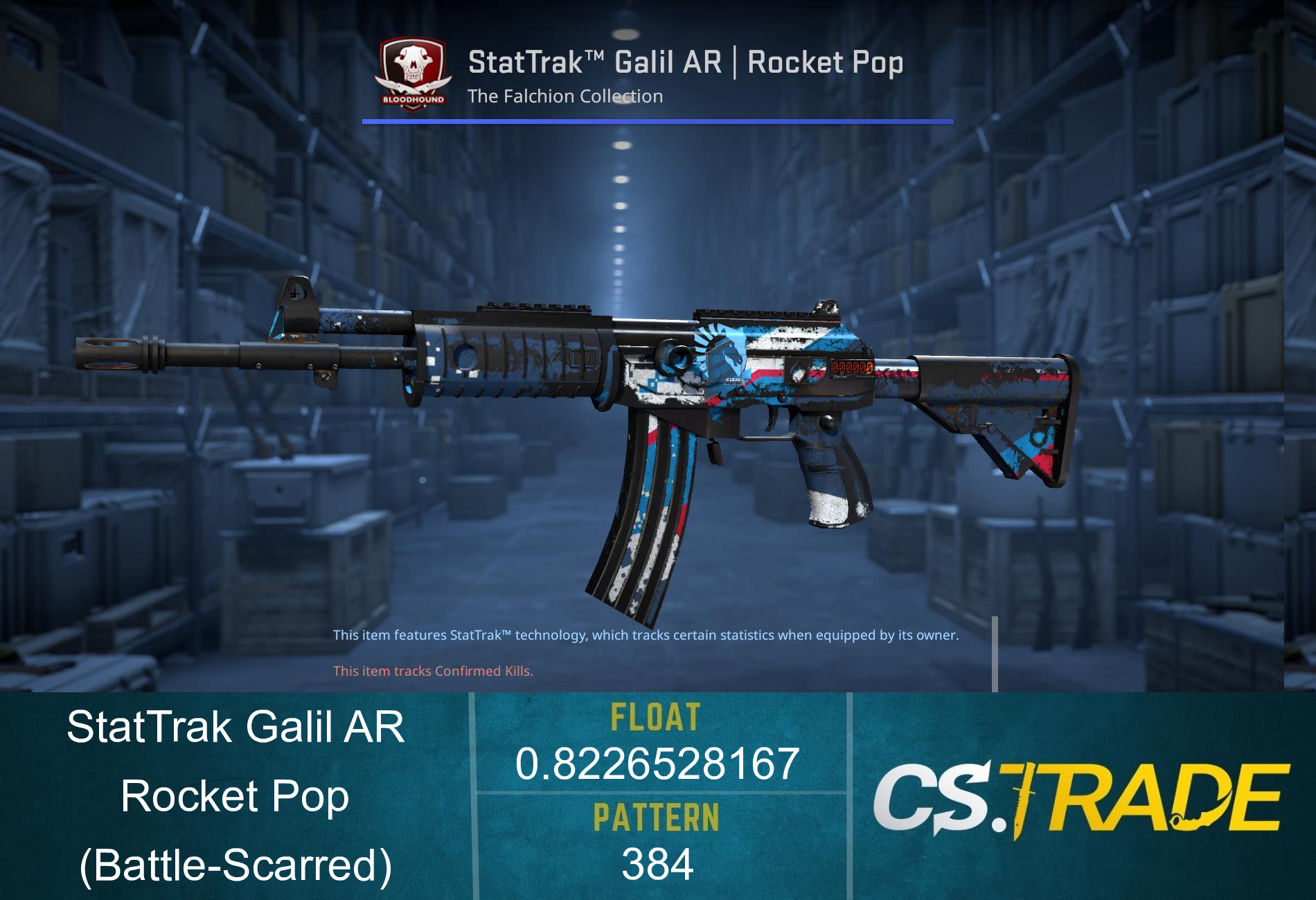 StatTrak™ Galil AR | Rocket Pop (Battle-Scarred) Screenshot