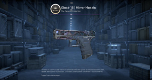 Glock-18 | Mirror Mosaic (Well-Worn) Screenshot