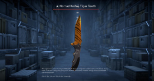★ Nomad Knife | Tiger Tooth (Factory New) Screenshot