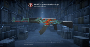 AK-47 | Aquamarine Revenge (Minimal Wear) Screenshot