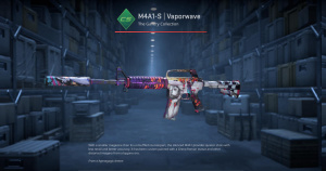 M4A1-S | Vaporwave (Well-Worn) Screenshot