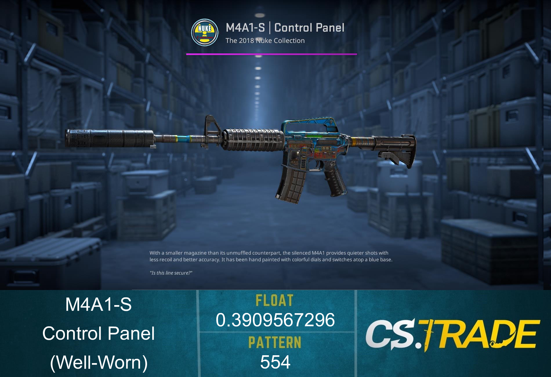 M4A1-S | Control Panel (Well-Worn) Screenshot