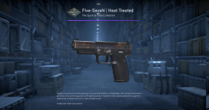 Five-SeveN | Heat Treated (Well-Worn) Screenshot