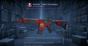 StatTrak™ M4A4 | Evil Daimyo (Field-Tested) Screenshot