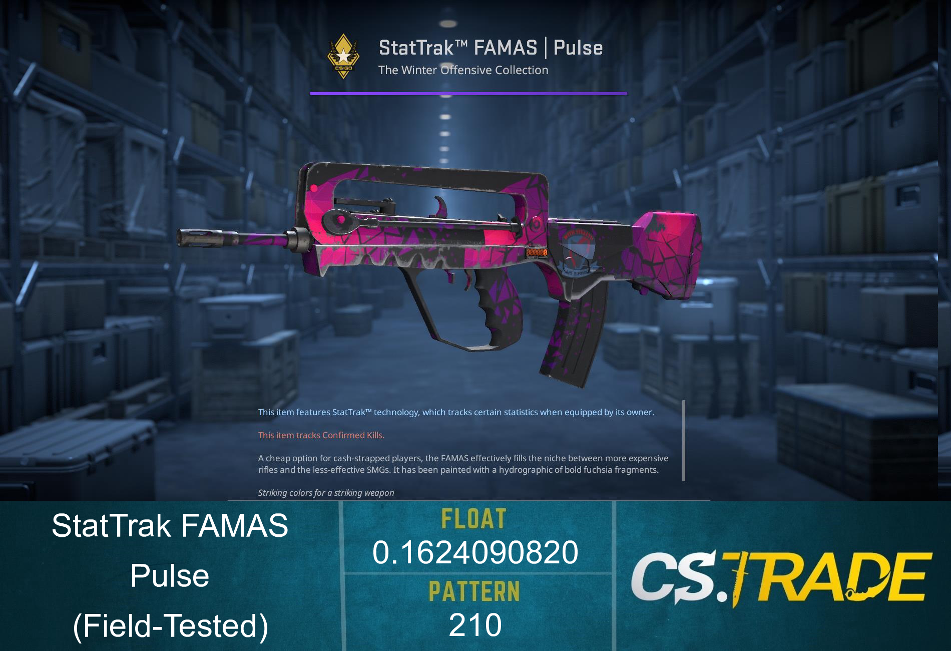 StatTrak™ FAMAS | Pulse (Field-Tested)