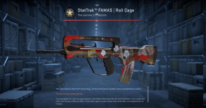 StatTrak™ FAMAS | Roll Cage (Well-Worn) Screenshot
