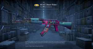 AK-47 | Neon Rider (Battle-Scarred) Screenshot