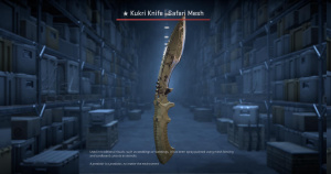 ★ Kukri Knife | Safari Mesh (Well-Worn) Screenshot