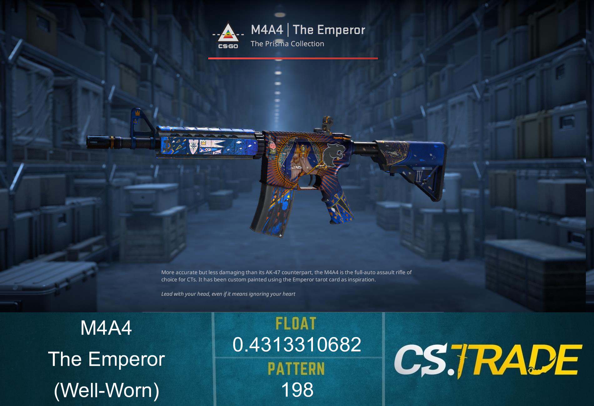 M4A4 | The Emperor (Well-Worn) Screenshot