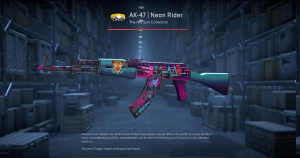 AK-47 | Neon Rider (Battle-Scarred) Screenshot