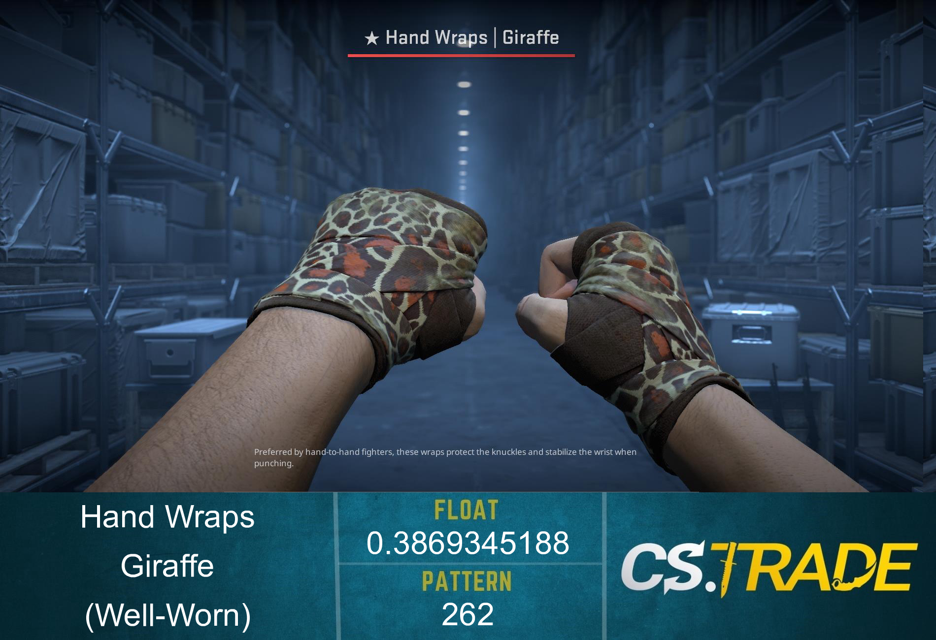 ★ Hand Wraps | Giraffe (Well-Worn)