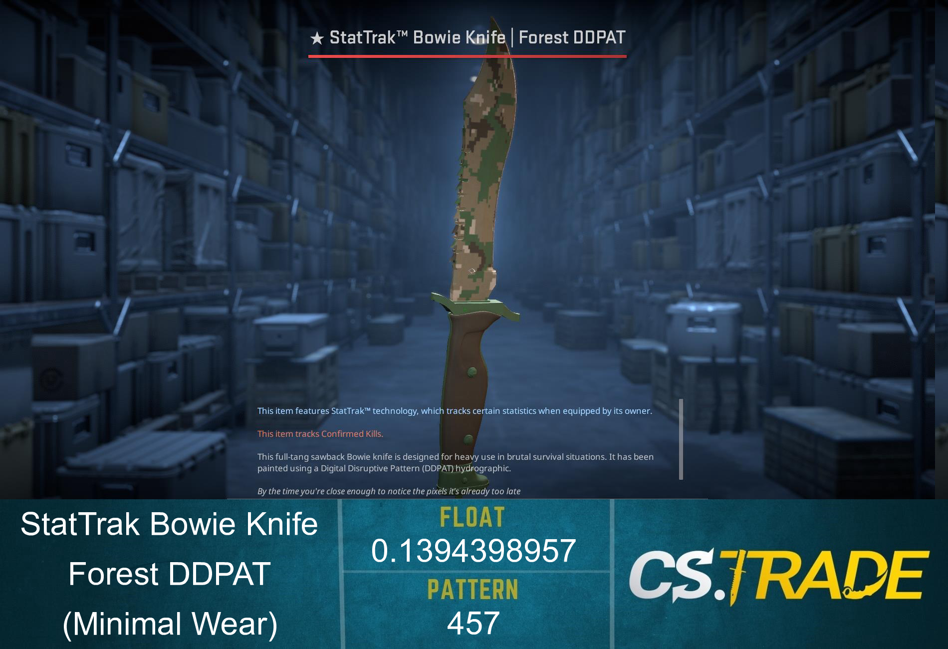 ★ Bowie Knife | Forest DDPAT (Factory New) Screenshot
