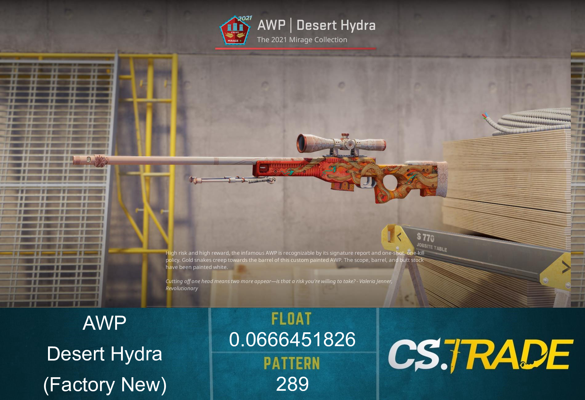 AWP | Desert Hydra CS:GO & CS2 Skin - CS.TRADE Wiki