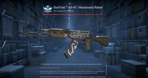 StatTrak™ AK-47 | Wasteland Rebel (Field-Tested) Screenshot