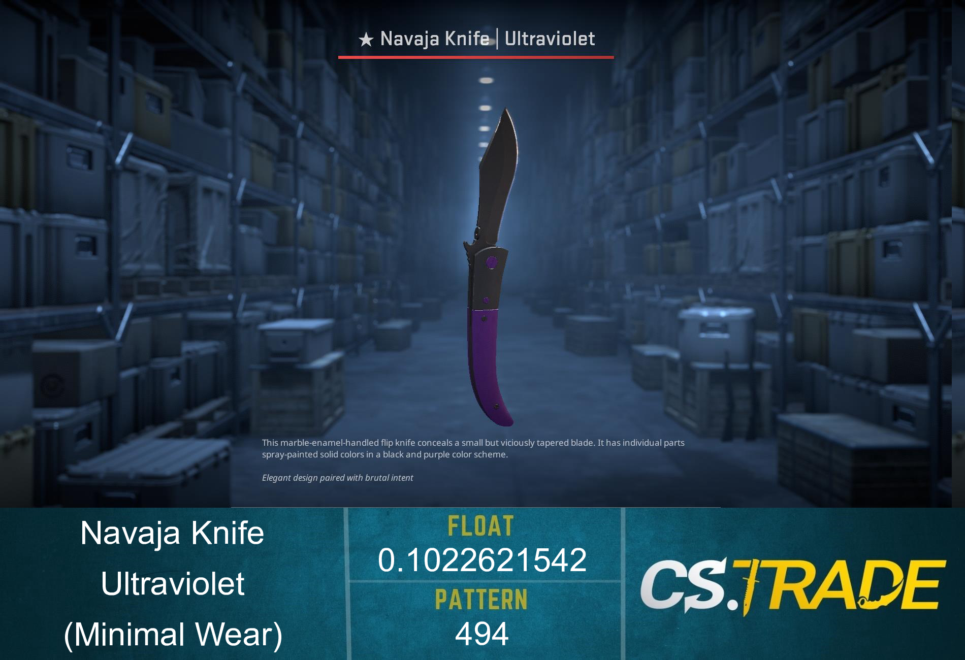 ★ Navaja Knife | Ultraviolet (Factory New) Screenshot