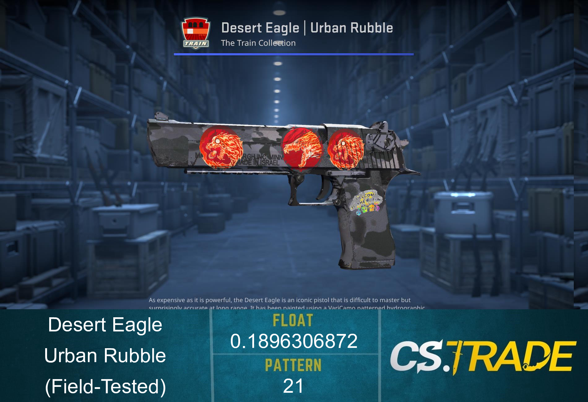 Desert Eagle | Urban Rubble (Field-Tested) Screenshot
