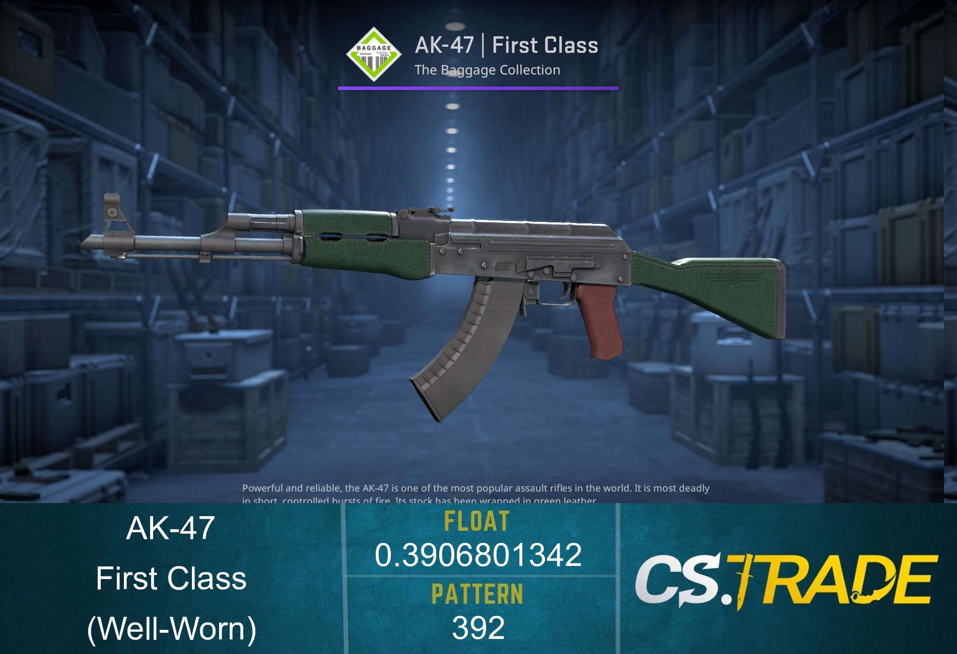 AK-47 | First Class (Well-Worn) Screenshot